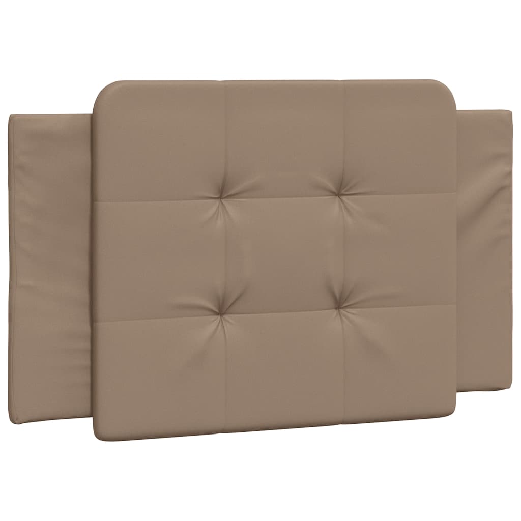 sengeramme uden madras Zadar 90x190 cm kunstlæder cappuccinofarvet