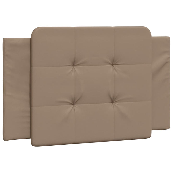 sengeramme uden madras Zadar 90x190 cm kunstlæder cappuccinofarvet