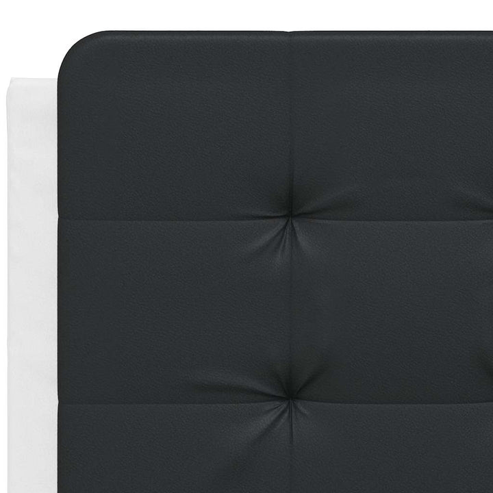sengeramme uden madras Zadar 120x200 cm kunstlæder hvid og sort