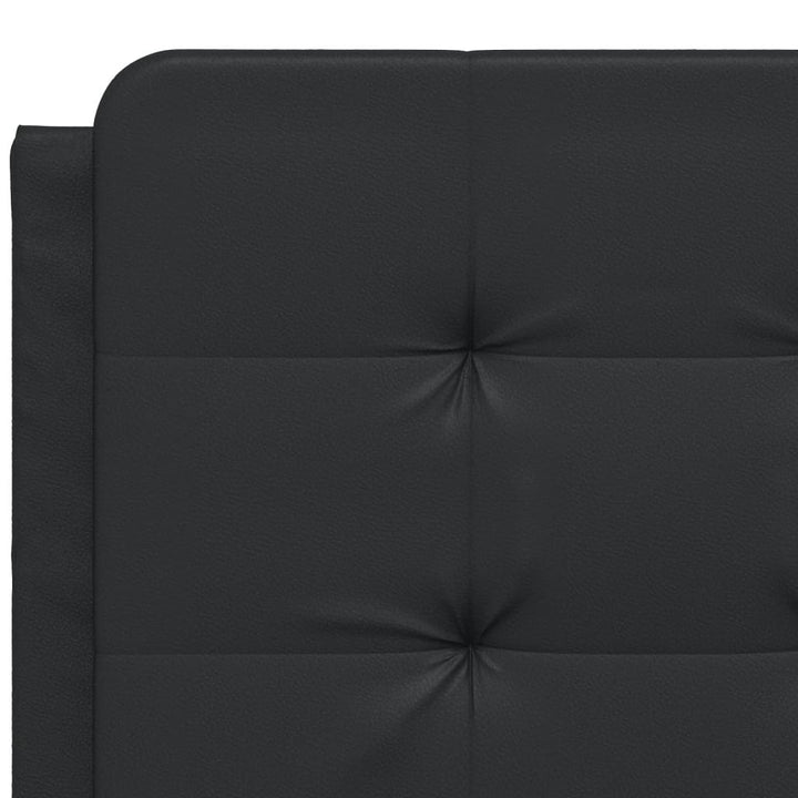 sengeramme uden madras Zadar 140x190 cm kunstlæder sort