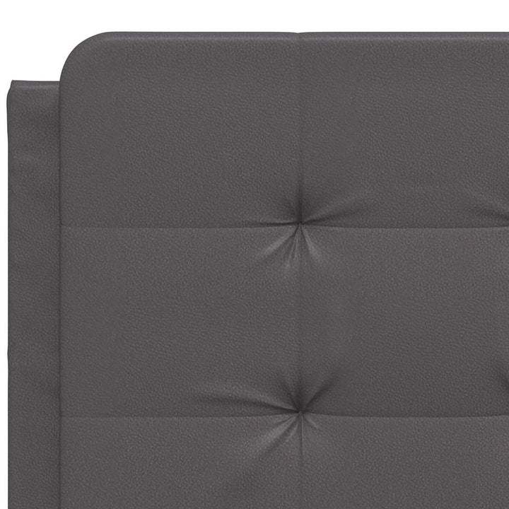 sengeramme uden madras Zadar 140x190 cm kunstlæder grå