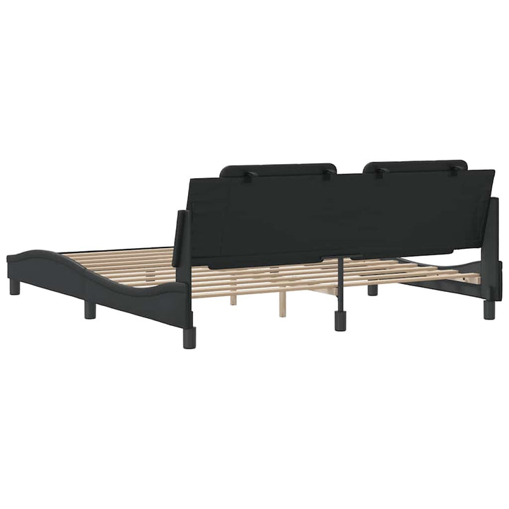 sengeramme uden madras Zadar 180x200 cm kunstlæder sort