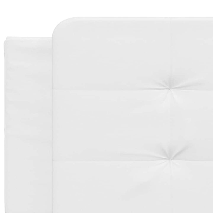 sengeramme uden madras Zadar 200x200 cm kunstlæder hvid