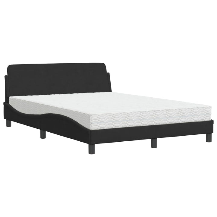seng med madras Dover 120x200 cm velour sort