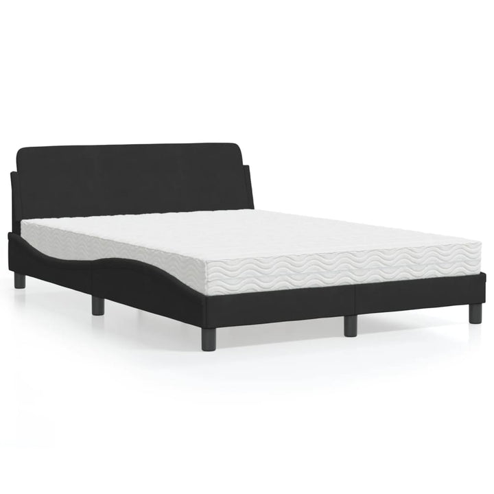 seng med madras Dover 120x200 cm velour sort