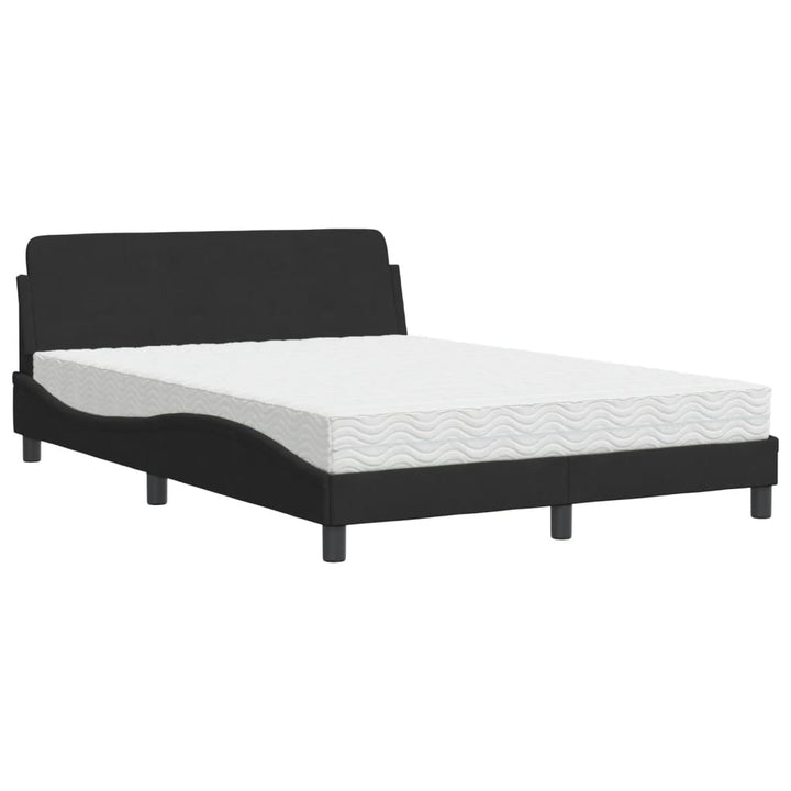 seng med madras Dover 140x200 cm velour sort