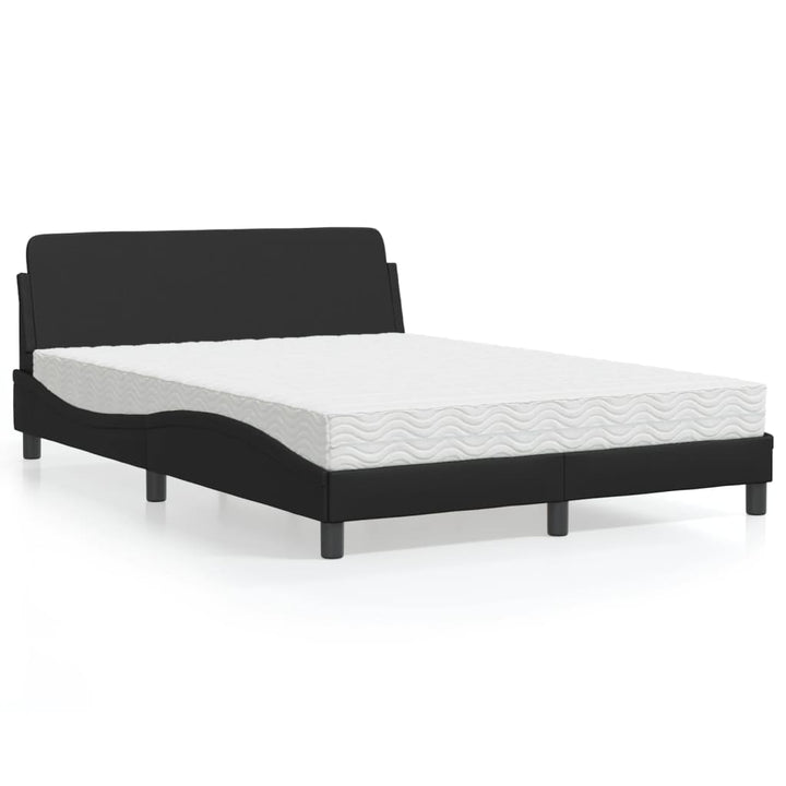 seng med madras Dover 140x200 cm kunstlæder sort