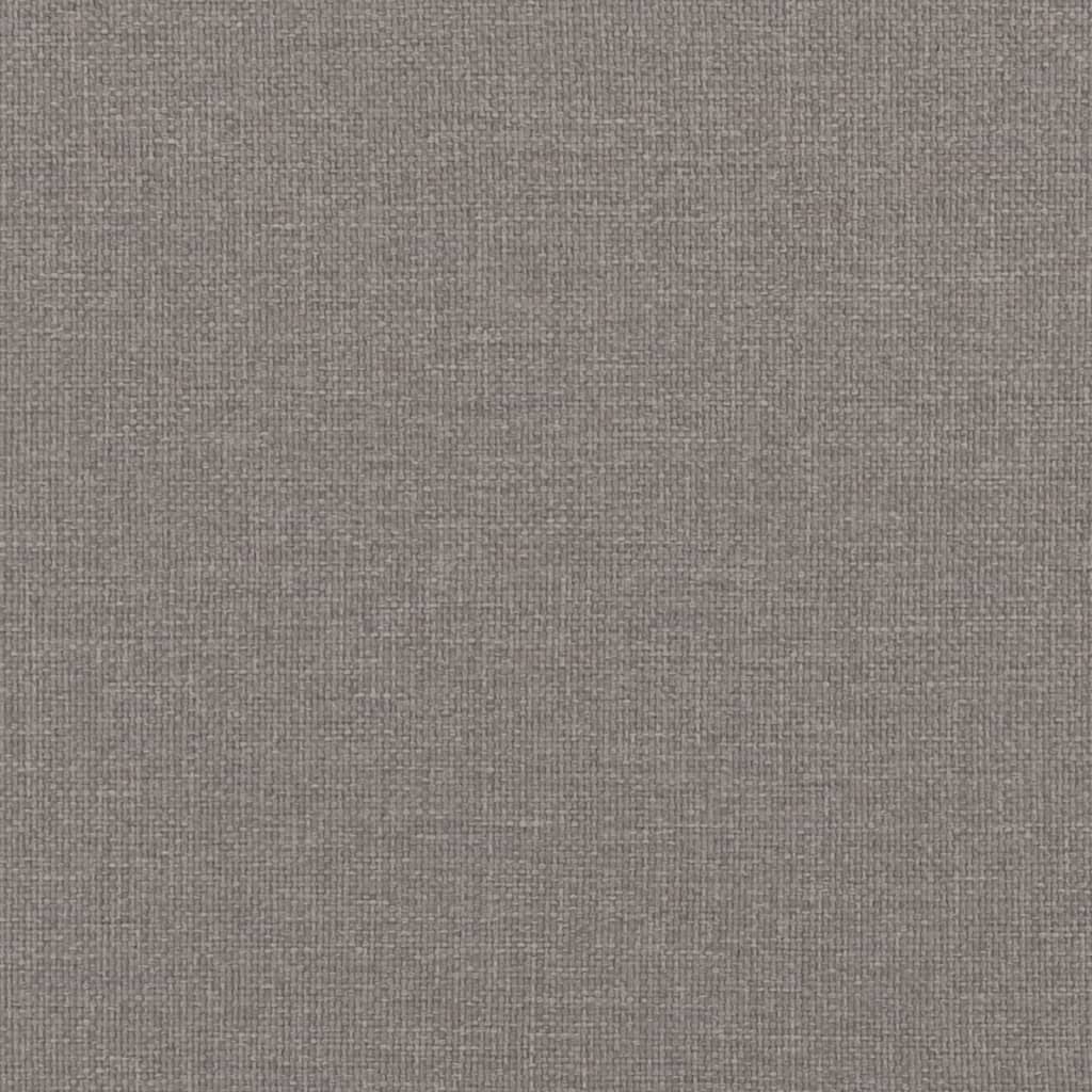 seng med madras Hvar 80x200 cm stof gråbrun
