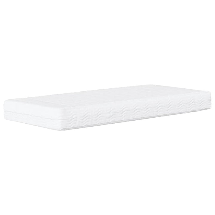 seng med madras Hvar 90x190 cm stof cremefarvet