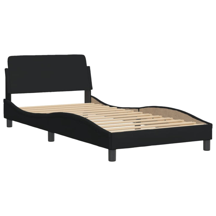 seng med madras Hvar 100x200 cm stof sort