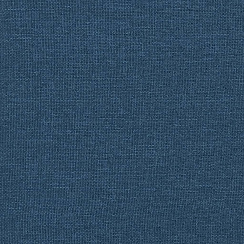 seng med madras Hvar 120x200 cm stof blå