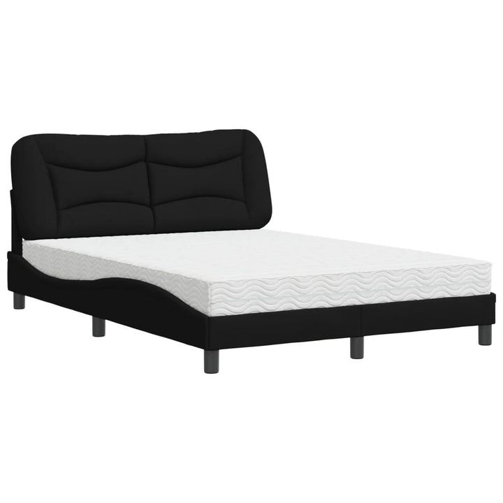 seng med madras Hvar 140x190 cm stof sort