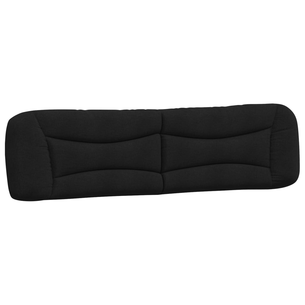seng med madras Hvar 200x200 cm stof sort