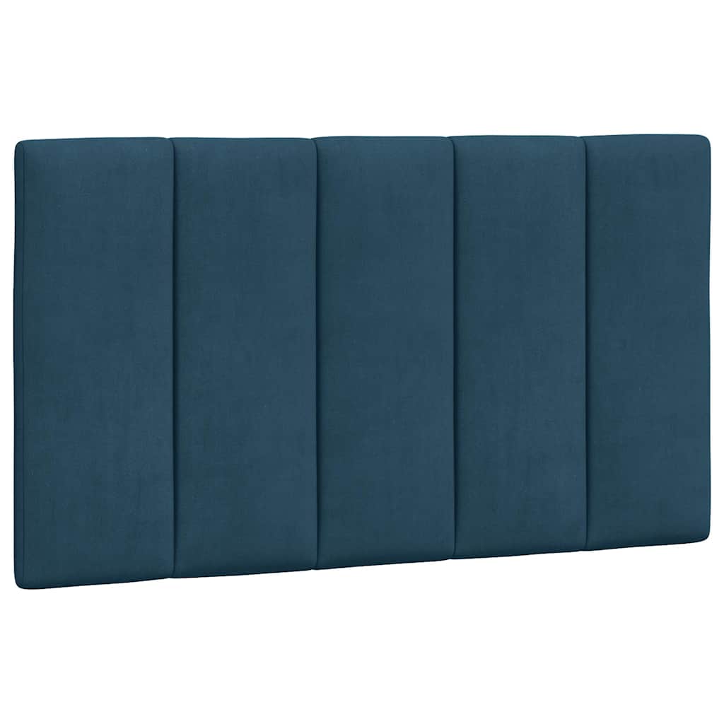 seng med madras Hanko 80x200 cm velour blå