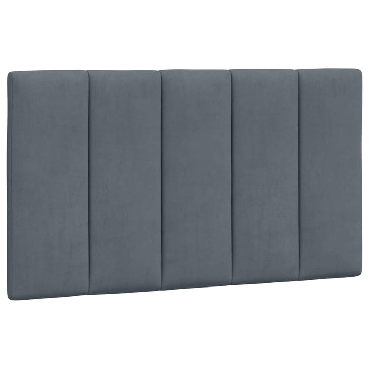 seng med madras Hanko 90x190 cm velour mørkegrå