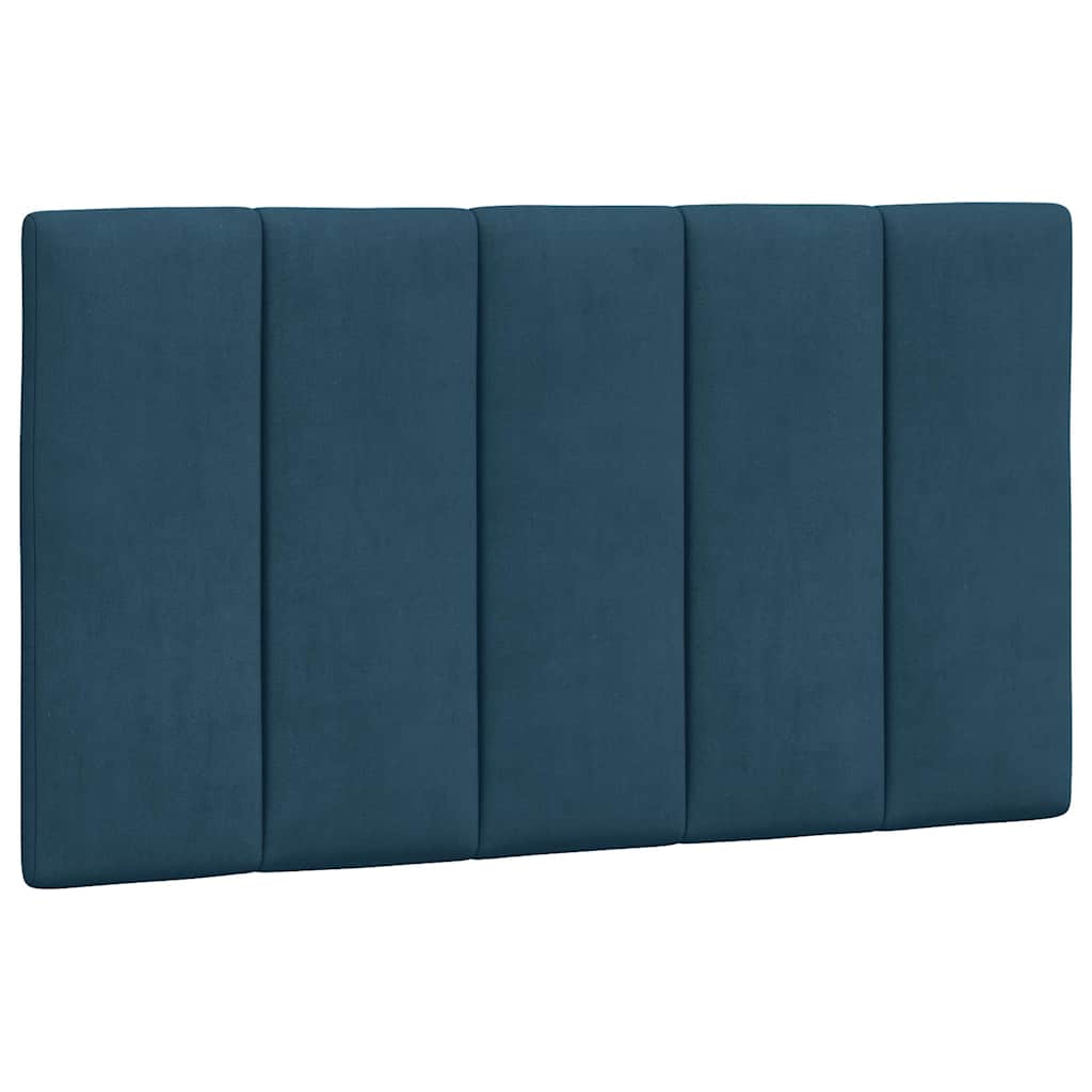seng med madras Hanko 90x190 cm velour blå