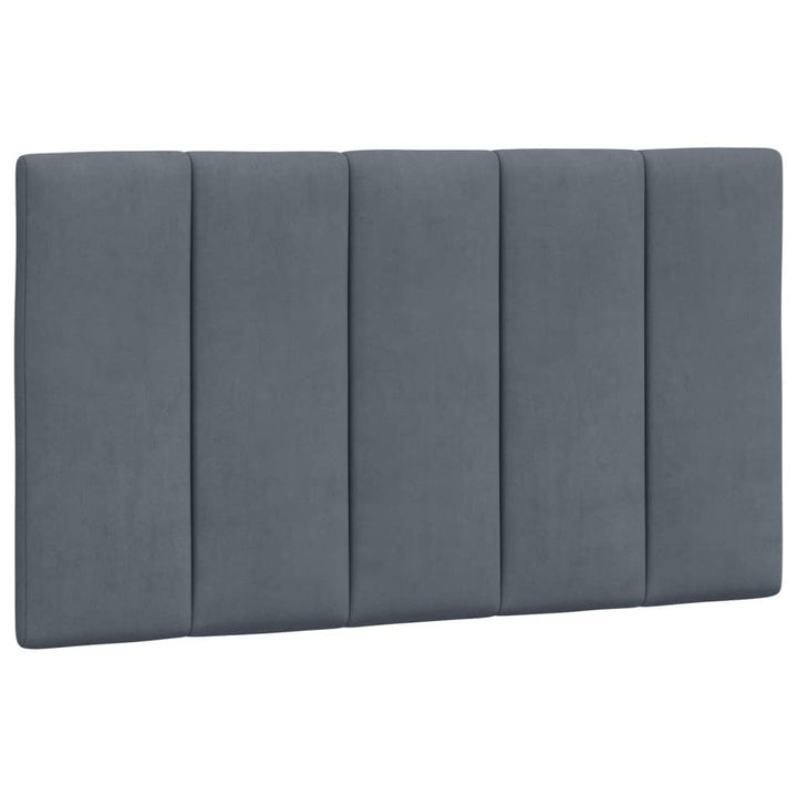 seng med madras Hanko 90x200 cm velour mørkegrå