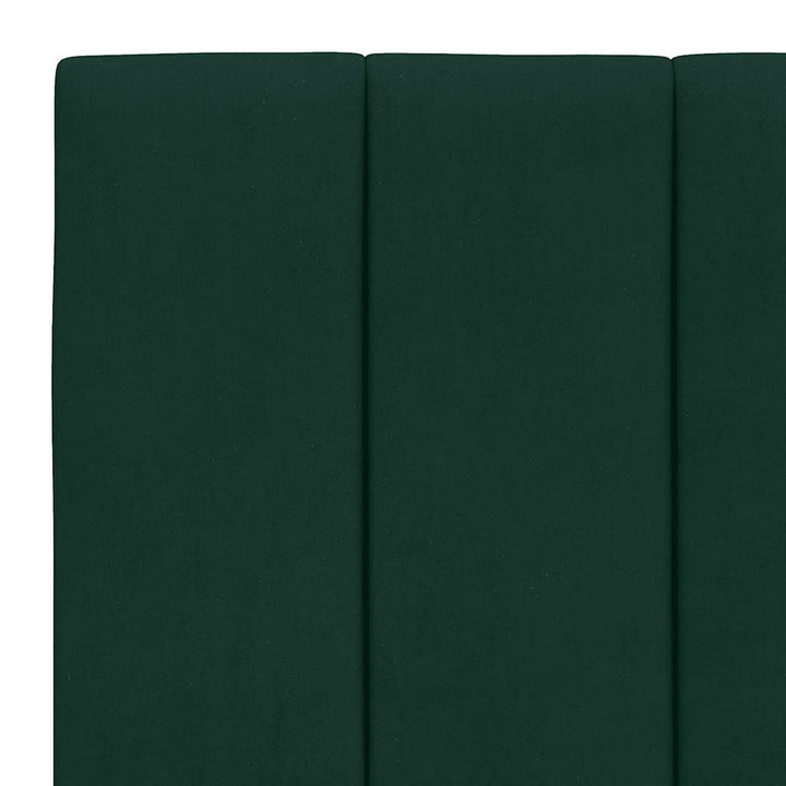 seng med madras Hanko 90x200 cm velour mørkegrøn