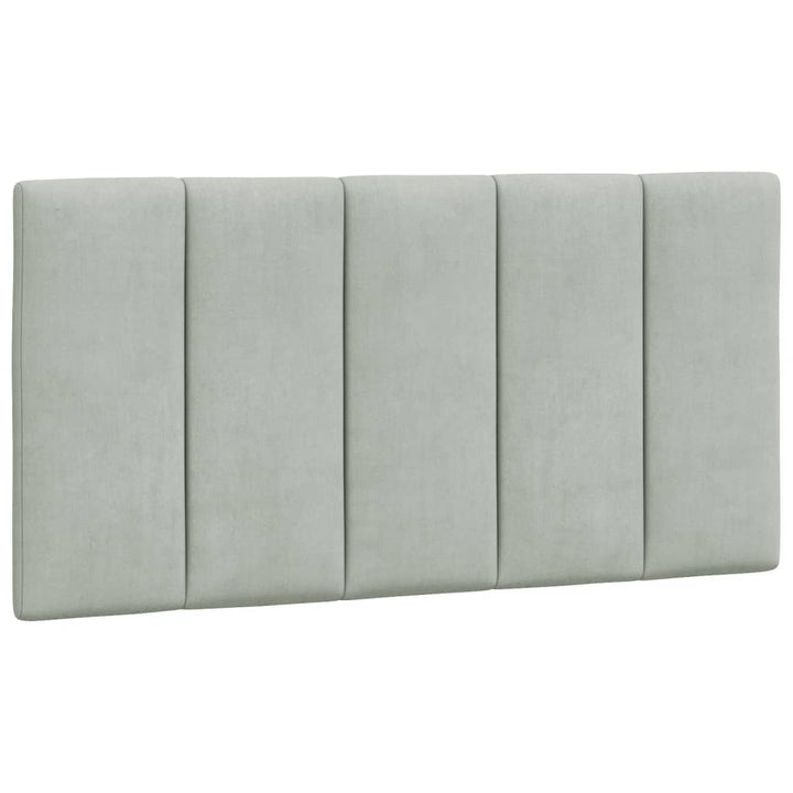 seng med madras Hanko 100x200 cm velour lysegrå