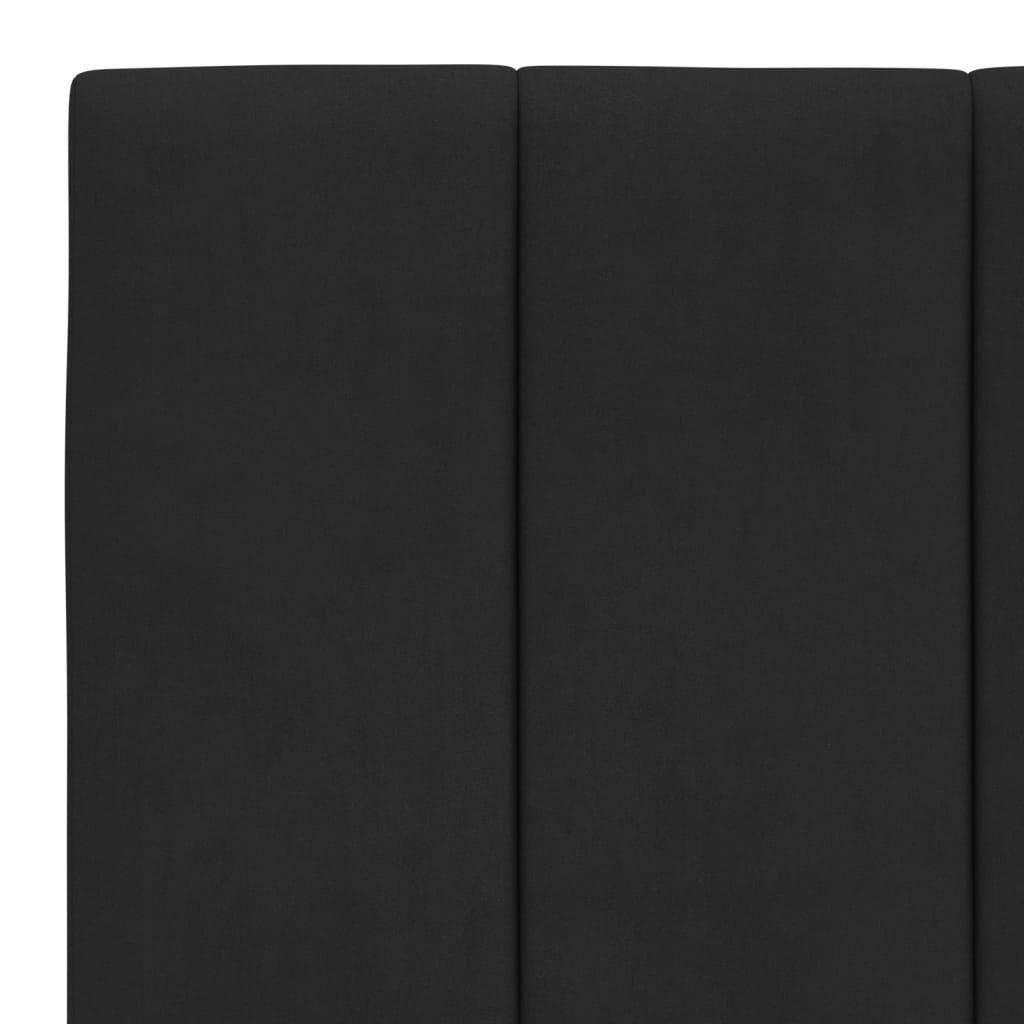 seng med madras Hanko 100x200 cm velour sort