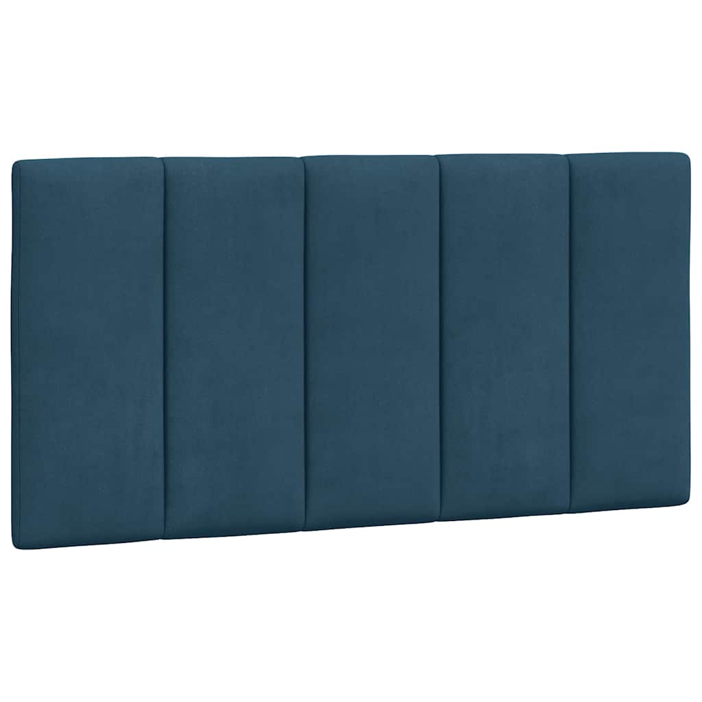 seng med madras Hanko 100x200 cm velour blå