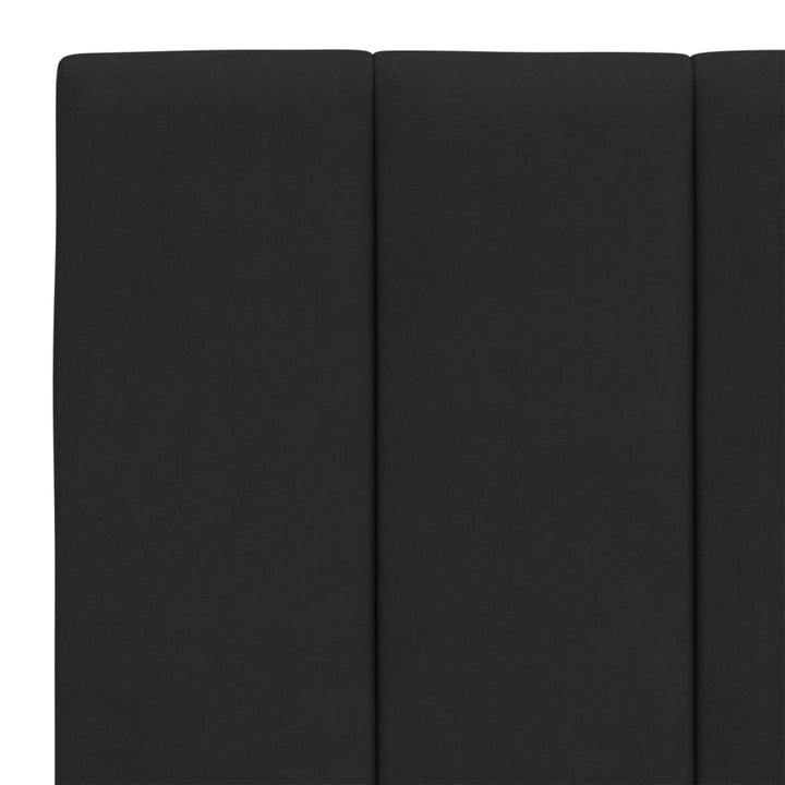 seng med madras Hanko 120x200 cm velour sort