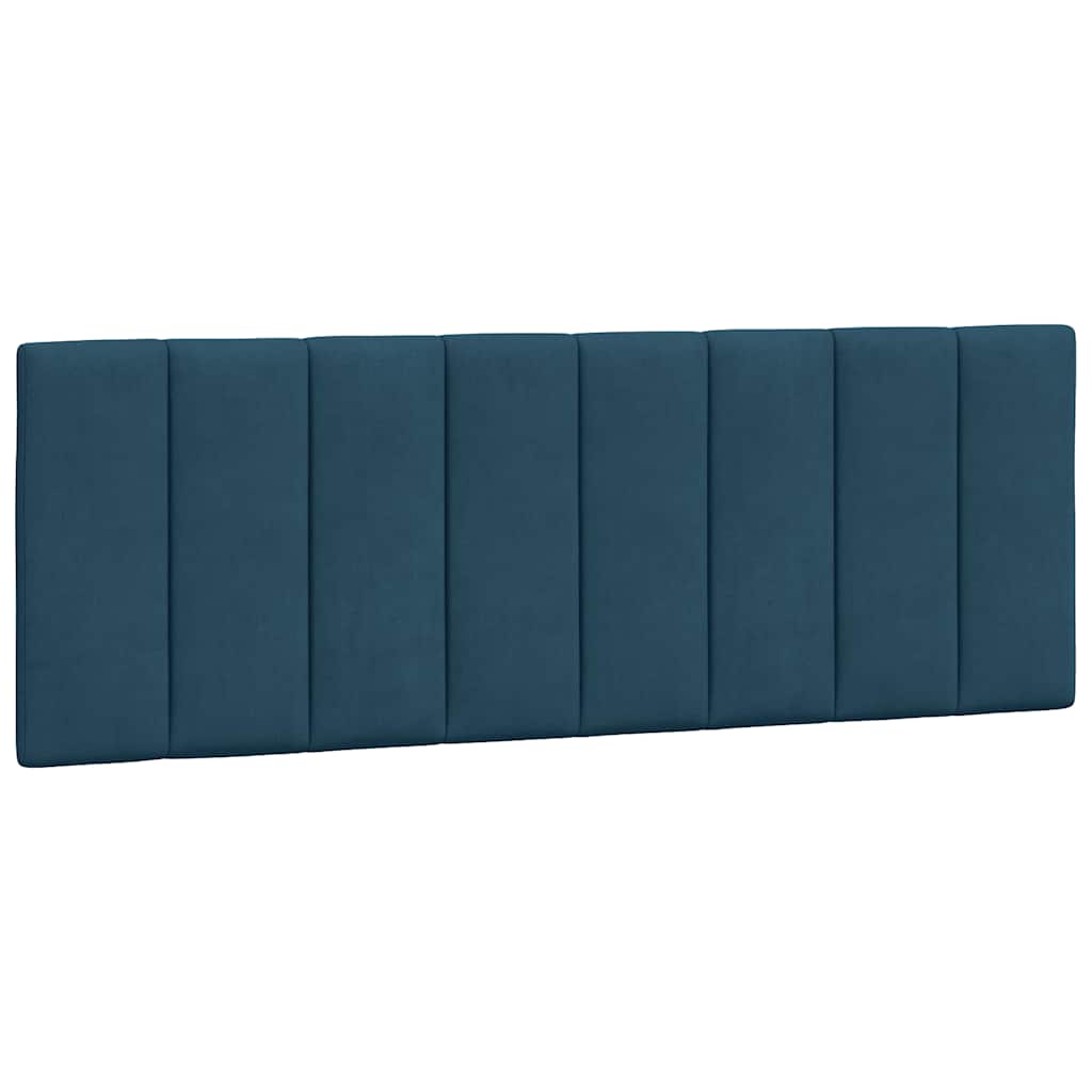seng med madras Hanko 120x200 cm velour blå