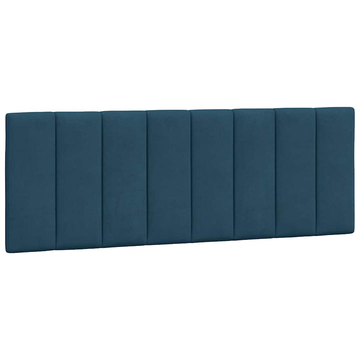 seng med madras Hanko 120x200 cm velour blå