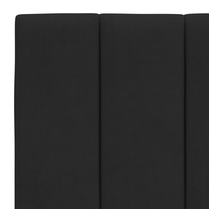 seng med madras Hanko 140x190 cm velour sort