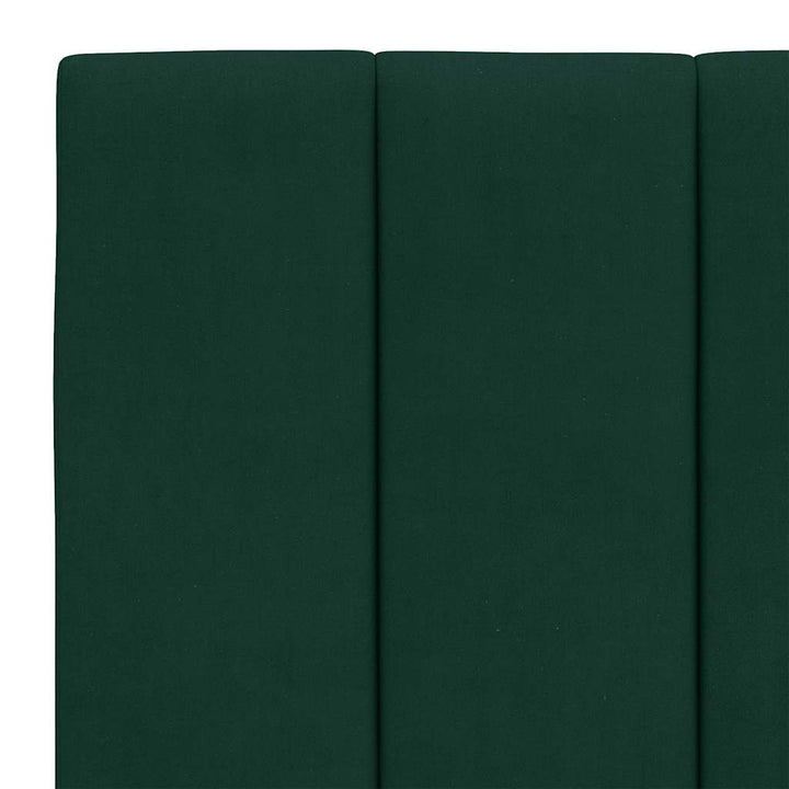 seng med madras Hanko 140x200 cm velour mørkegrøn