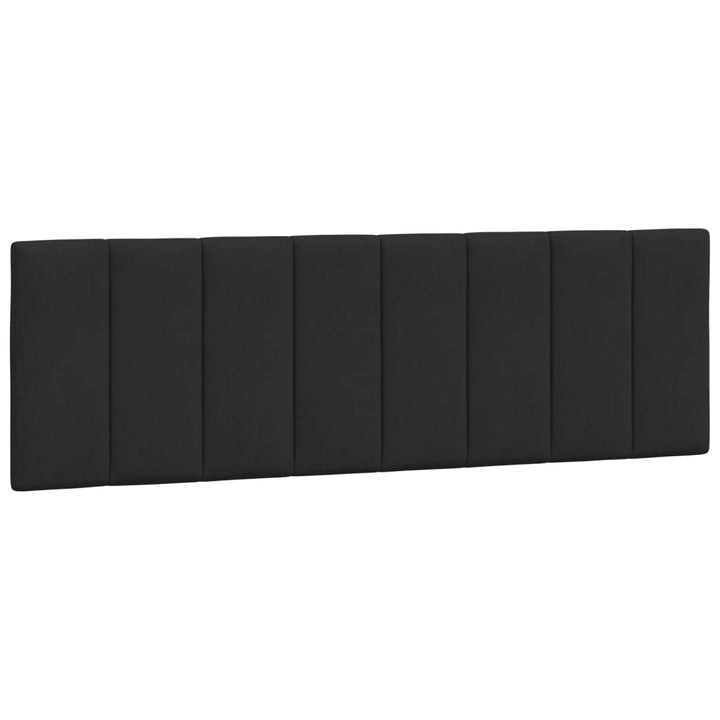 seng med madras Hanko 160x200 cm velour sort