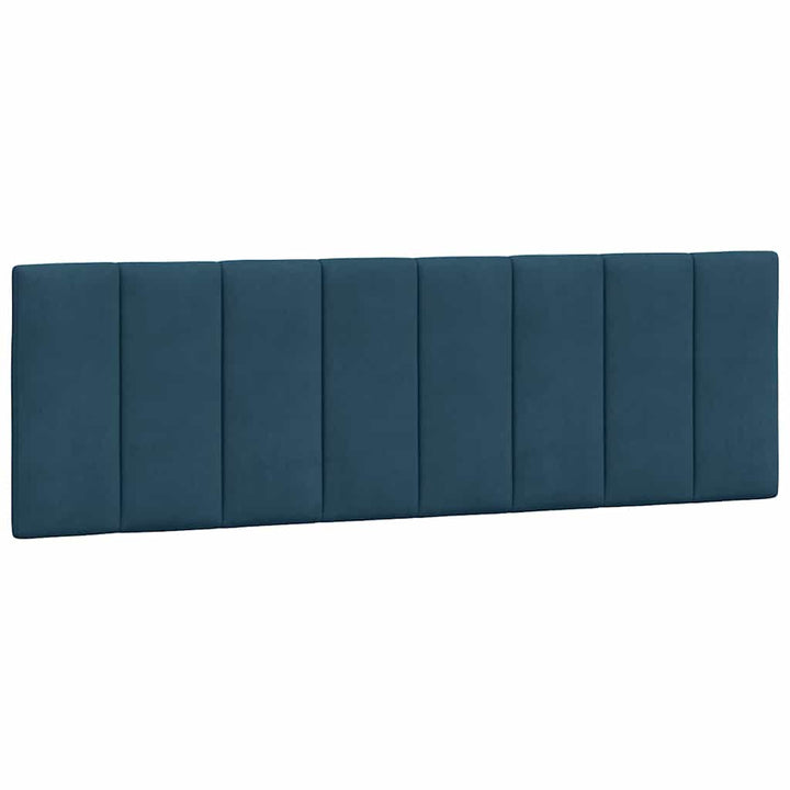 seng med madras Hanko 160x200 cm velour blå