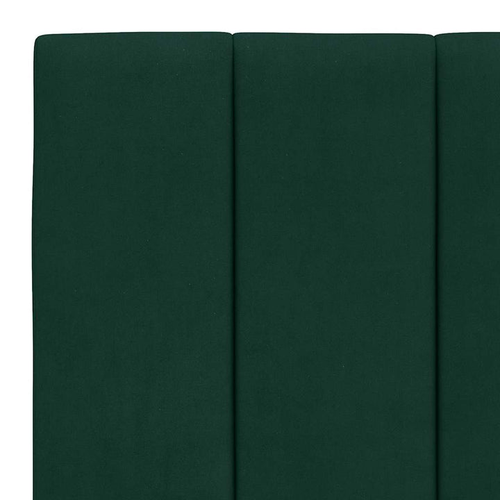 seng med madras Hanko 180x200 cm velour mørkegrøn