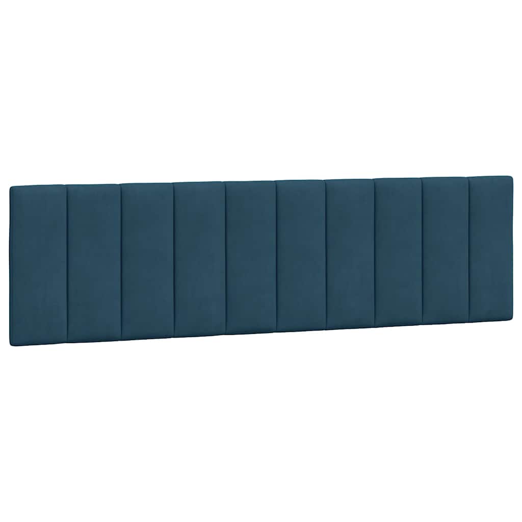 seng med madras Hanko 180x200 cm velour blå
