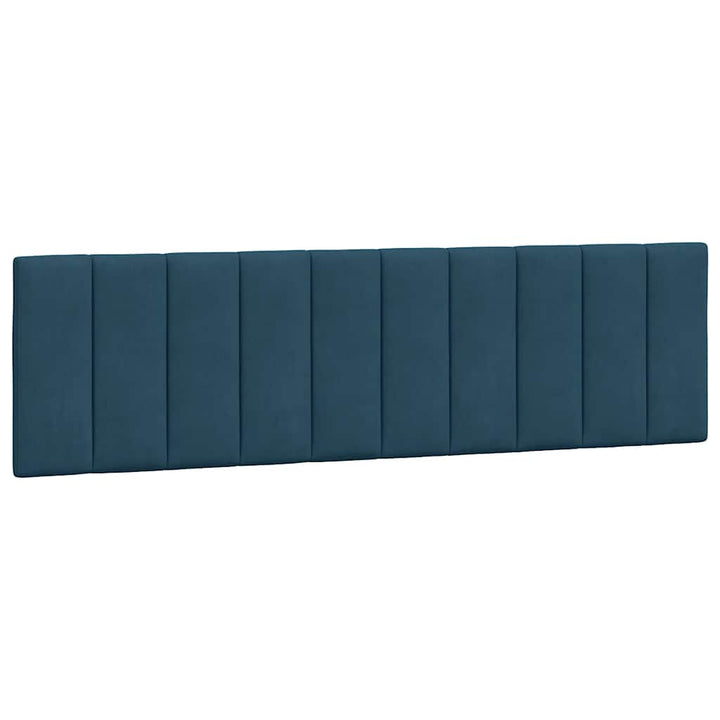 seng med madras Hanko 180x200 cm velour blå
