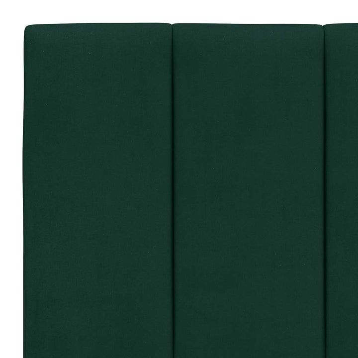seng med madras Hanko 200x200 cm velour mørkegrøn