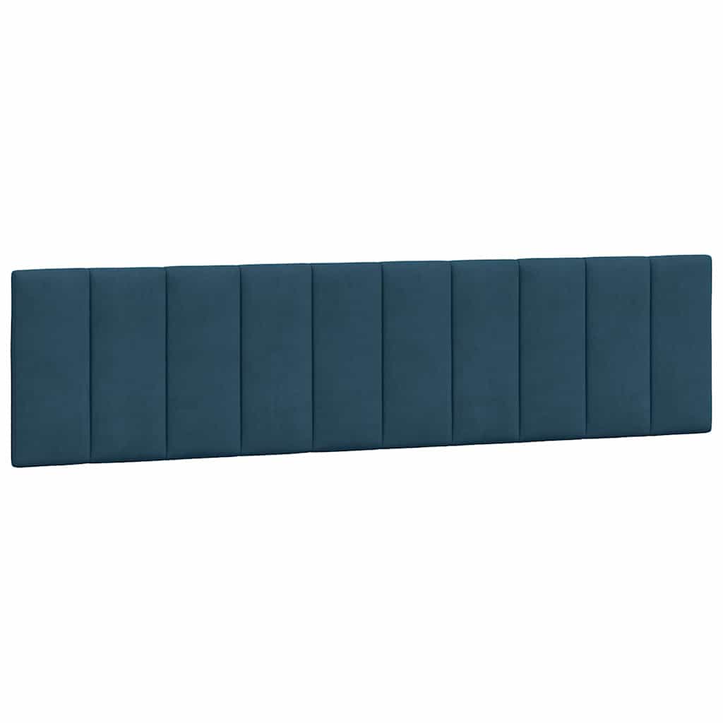 seng med madras Hanko 200x200 cm velour blå