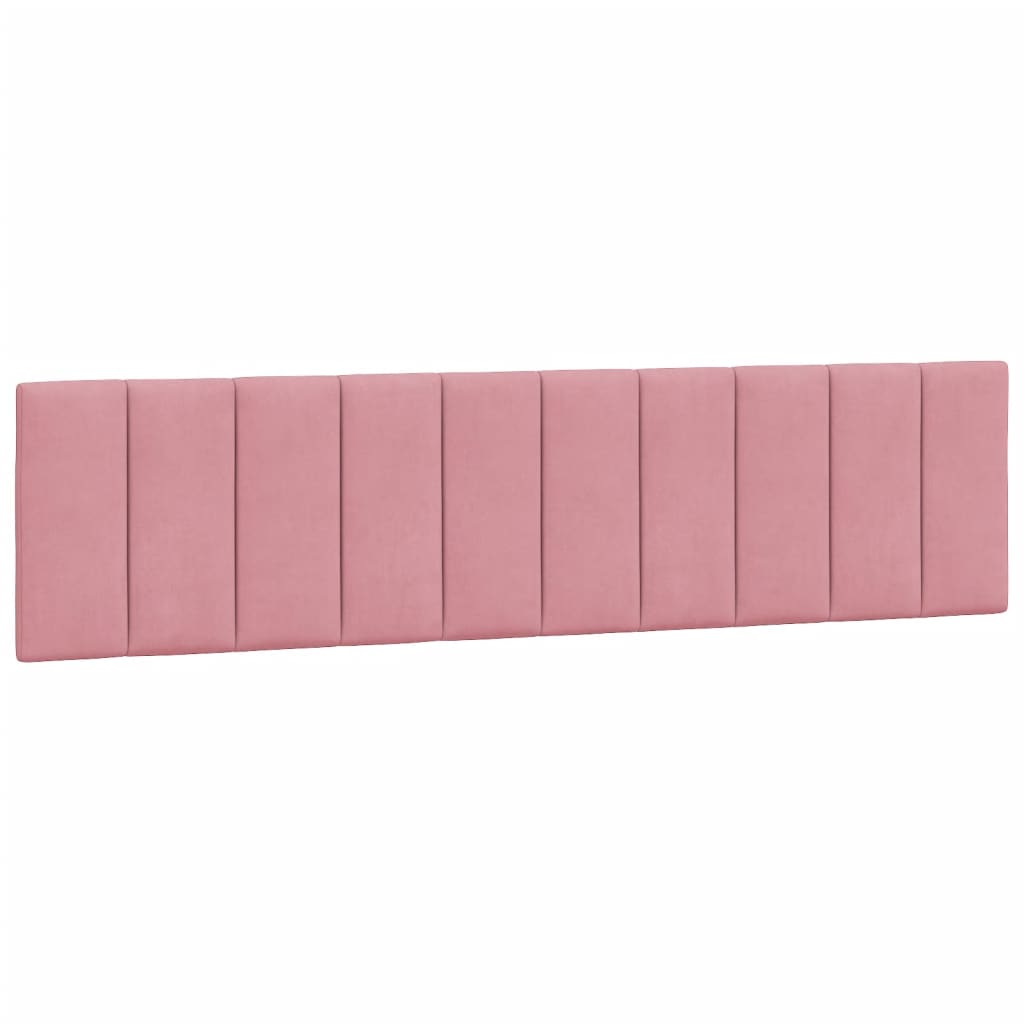 seng med madras Hanko 200x200 cm velour lyserød