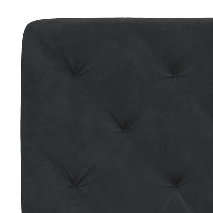 seng med madras 90x190 cm velour sort