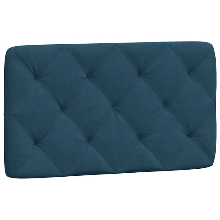 seng med madras 90x190 cm velour blå
