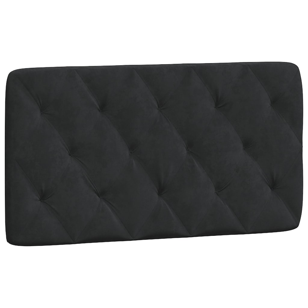 seng med madras 100x200 cm velour sort