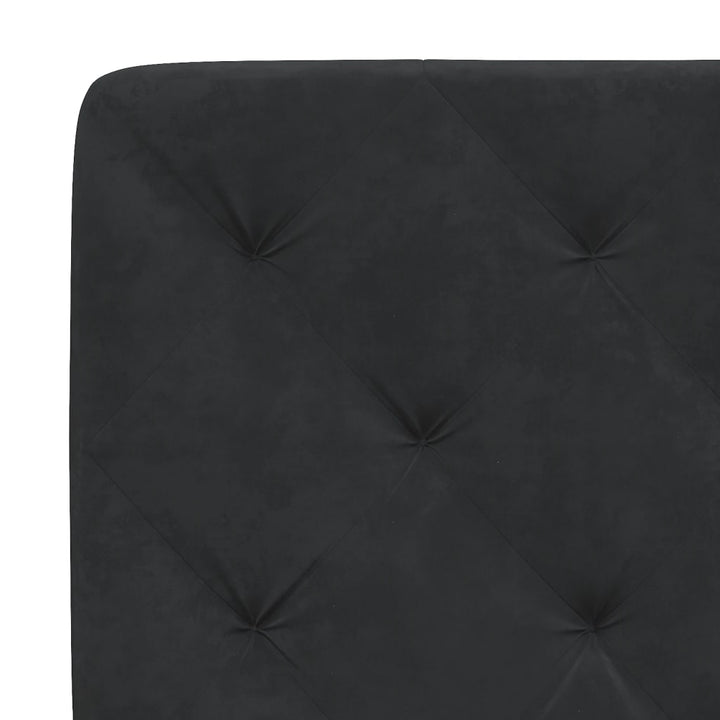 seng med madras 100x200 cm velour sort