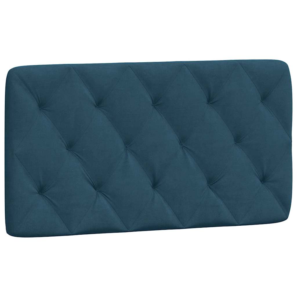 seng med madras 100x200 cm velour blå