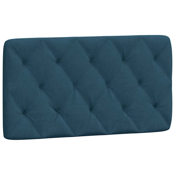 seng med madras 100x200 cm velour blå