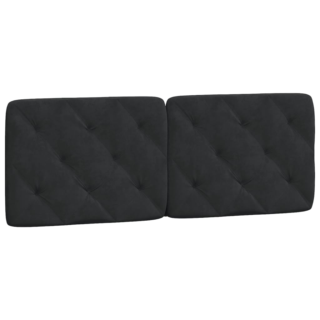 seng med madras 140x200 cm velour sort
