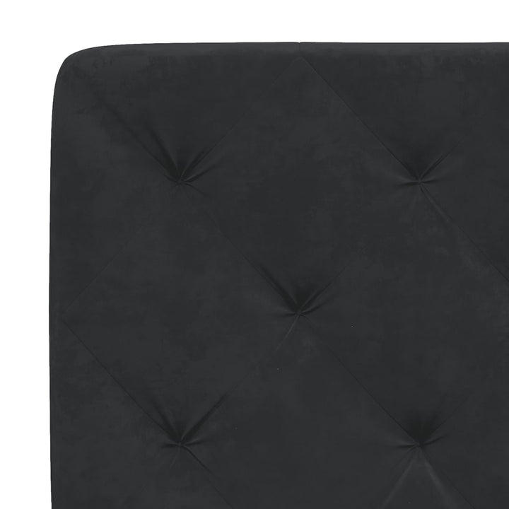 seng med madras 160x200 cm velour sort