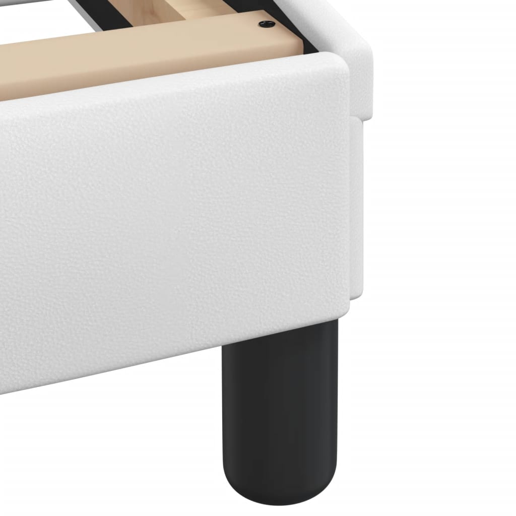 seng med madras Hvar 180x200 cm kunstlæder hvid