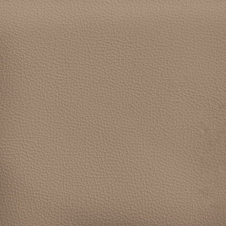 seng med madras Hvar 200x200 cm kunstlæder cappuccinofarvet