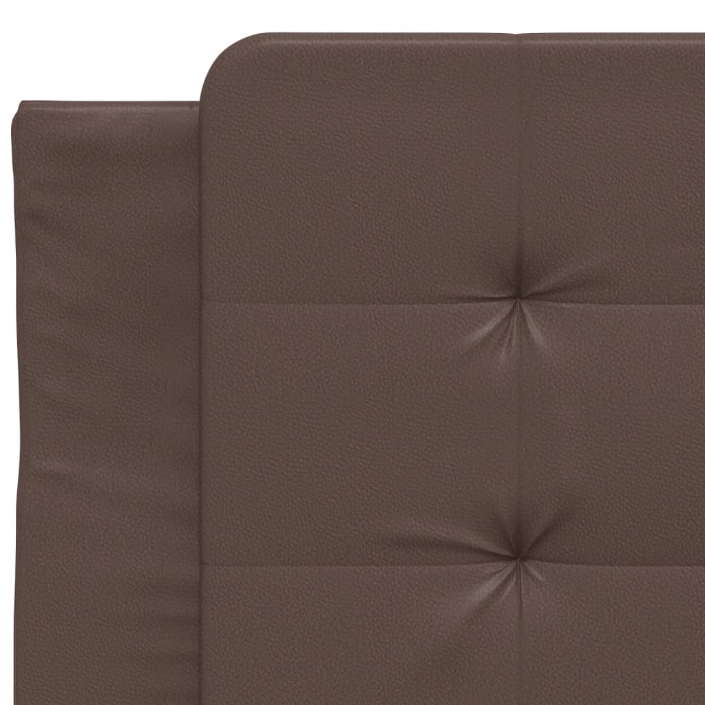 sengeramme uden madras Zadar 80x200 cm kunstlæder brun