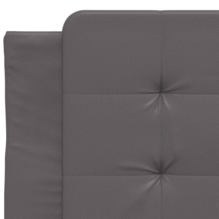 sengeramme uden madras Zadar 90x190 cm kunstlæder grå